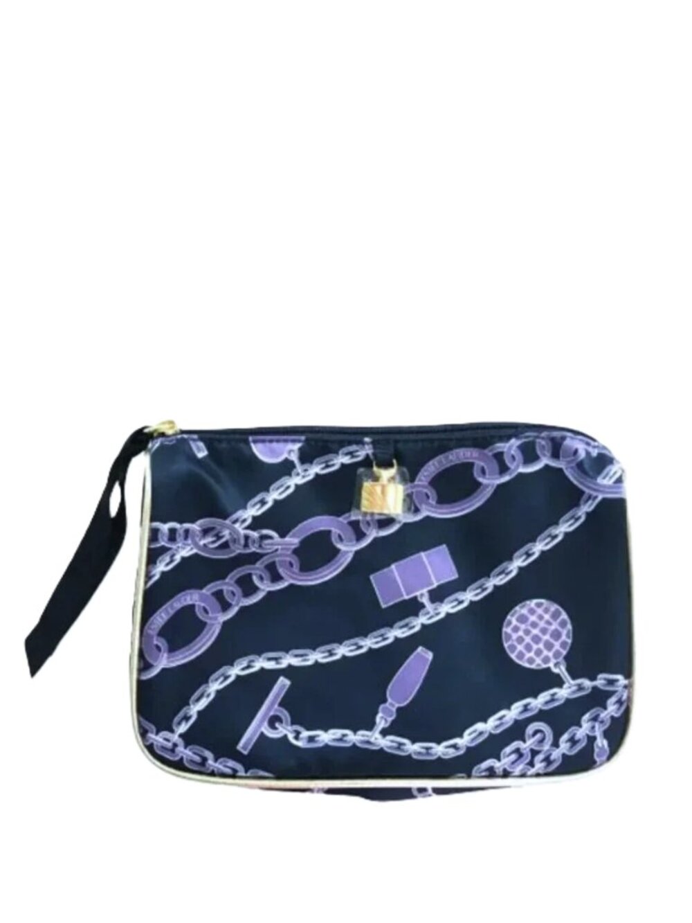 Estee Lauder Makeup Bag Navy Blue Lilac Purple